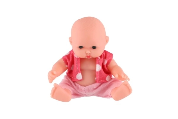 Baby Doll with Solid Plastic Body 12cm