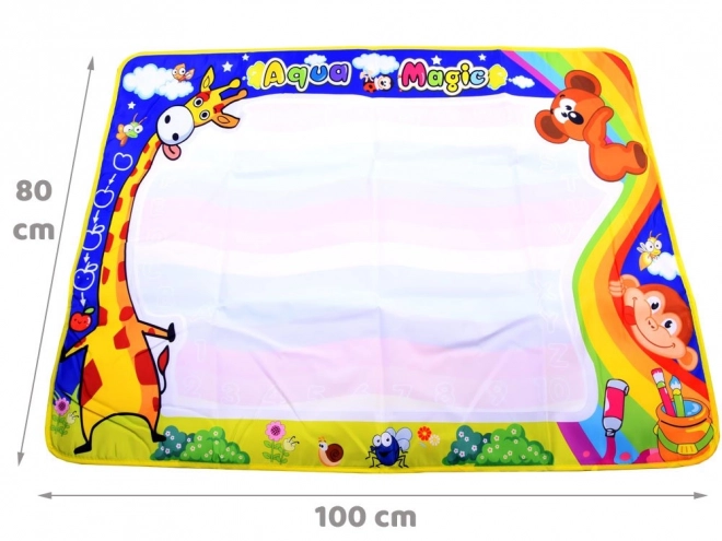 Water Painting XXL Mat with Stamps