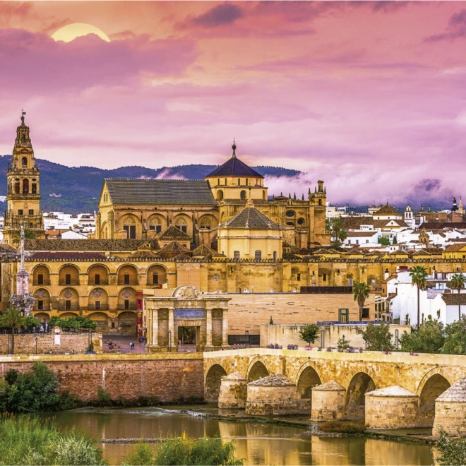 EDUCA Puzzel Zonsondergang in Spanje: Córdoba 1000 stukjes