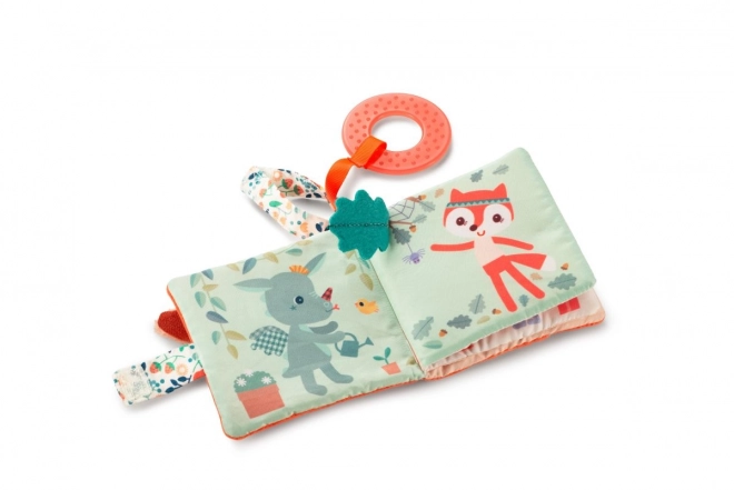 Lilliputiens - deer Stella textile book with teether