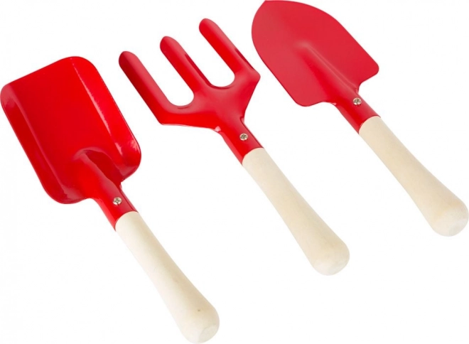 Set of 3 Handy Red Mini Gardening Tools