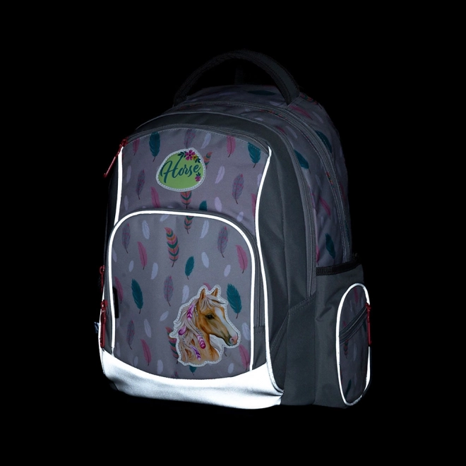 School Backpack OXY GO Horse