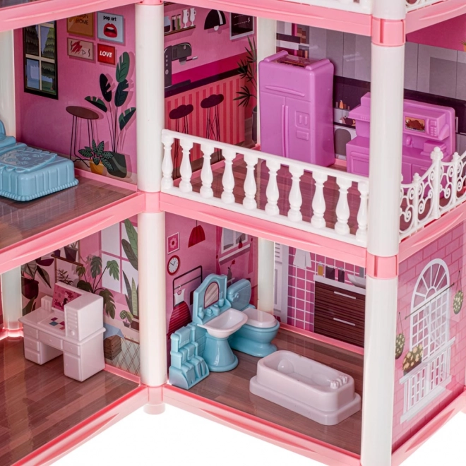 Pink Dollhouse Villa DIY