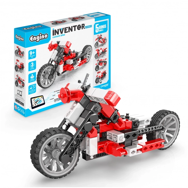 Engino Inventor Mechanics Motorcycle Building Set