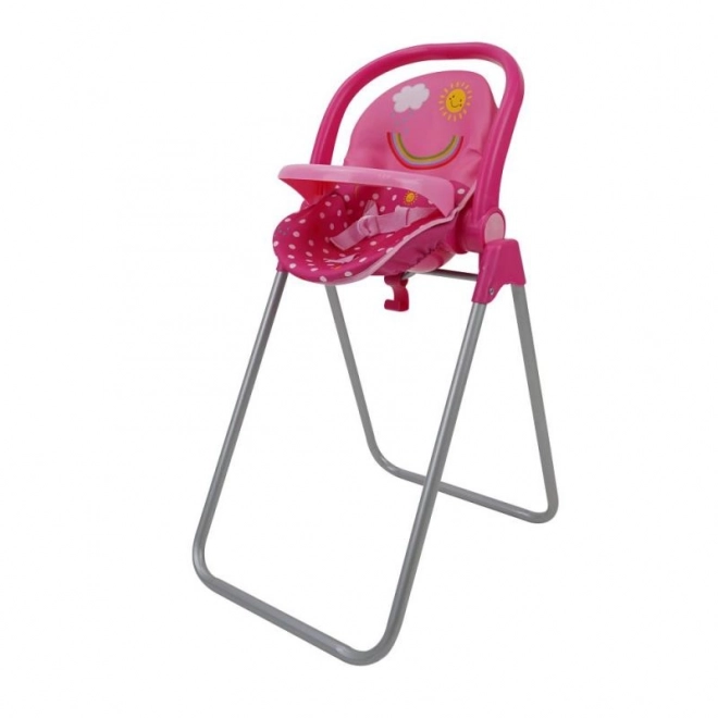 Doll High Chair 3-in-1