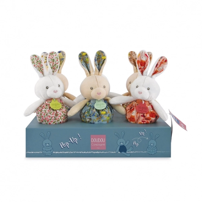 Doudou Pop-Up Bunny 2-in-1