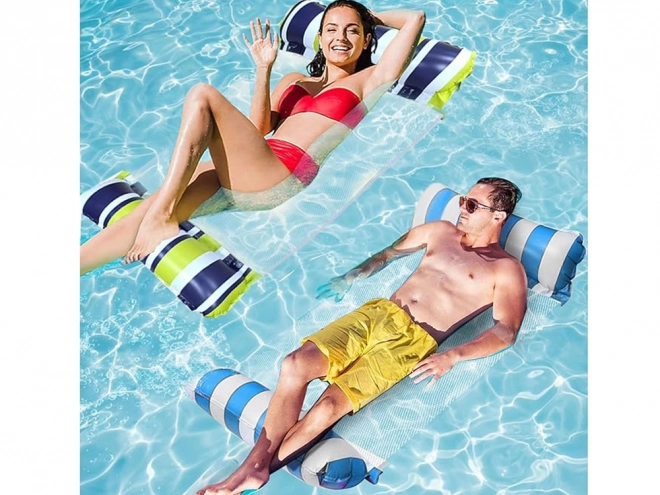 Inflatable Green Pool Hammock Mattress