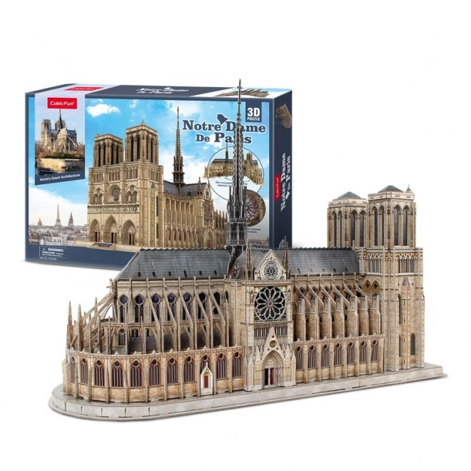 Notre Dame Cathedral 3D Puzzle by CubicFun