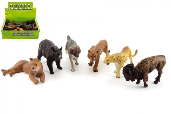 Safari Zoo Animal Figures Set