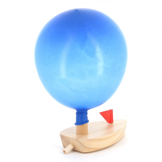 Vilac Wooden Balloon-Powered Boat