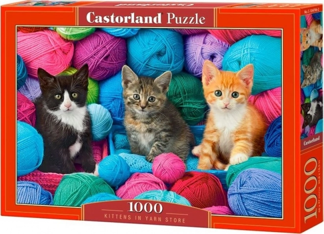 Castorland Puzzle Kittens in Yarn Shop 1000 Pieces