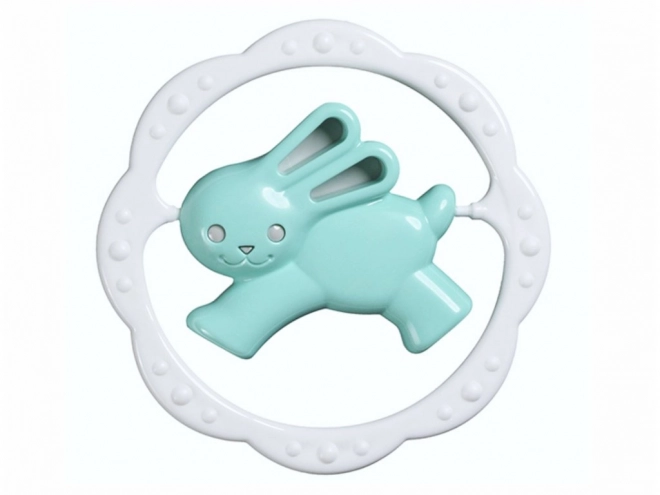 Colorful Rattle Circle with Bear or Bunny