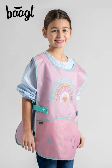 Children's Apron Pink Rainbow