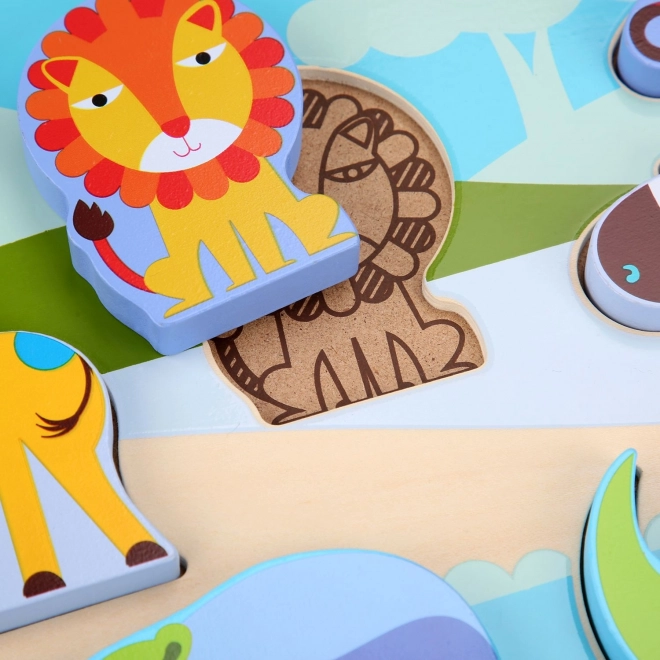 Wooden Animal Safari Puzzle