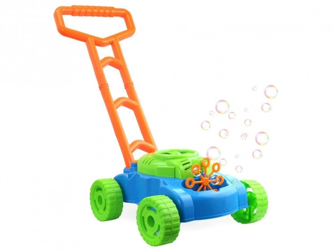 Bubble Blowing Lawn Mower