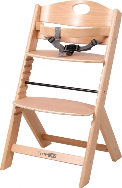 Wooden High Chair Chef Natural