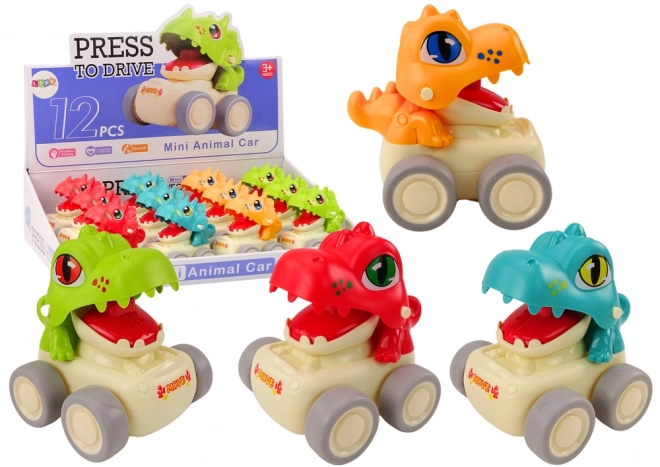 Dinosaur Push-and-Go Toy Car for Toddlers