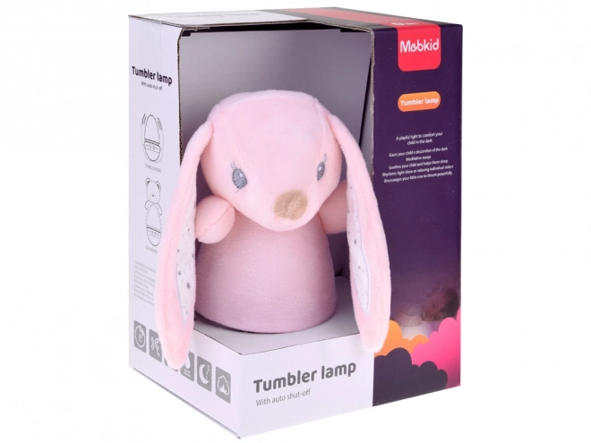 Plush Rabbit Night Light With Music Box