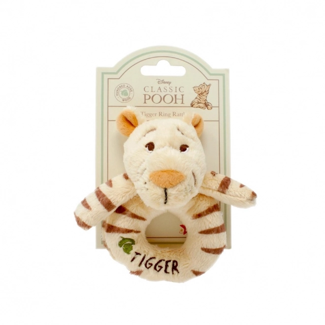 Rainbow Plush Rattle Tiger