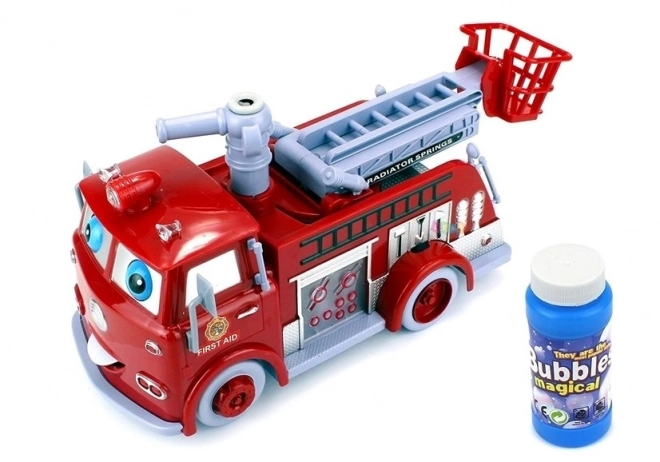 Interactive Bubble Fire Truck Toy