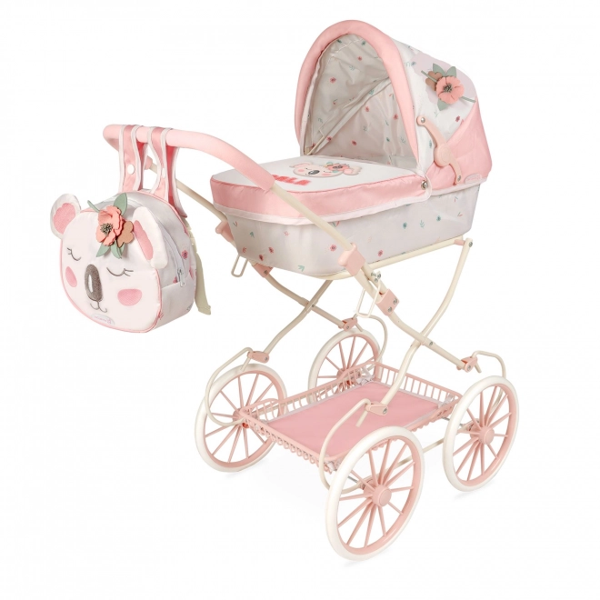 DeCuevas Foldable Doll Pram with Backpack Koala 2024 - 81 cm