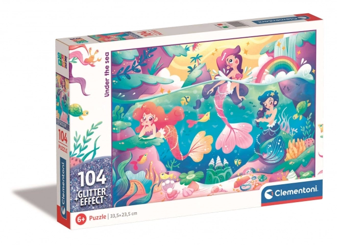 Glitter Puzzle Under the Sea for Kids