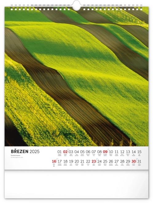 Notique Wall Calendar Moravian Tuscany Charm 2025