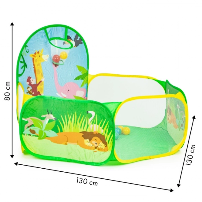 Children's Dry Pool Tent with 50 Balls