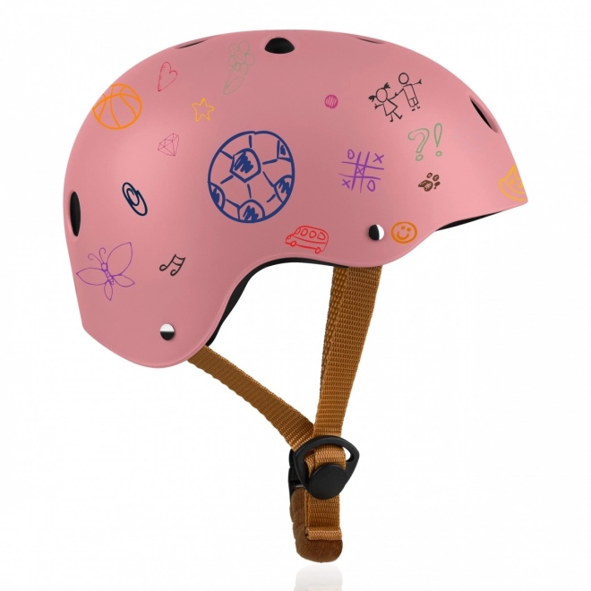 Lionelo Kids Pink Rose Helmet