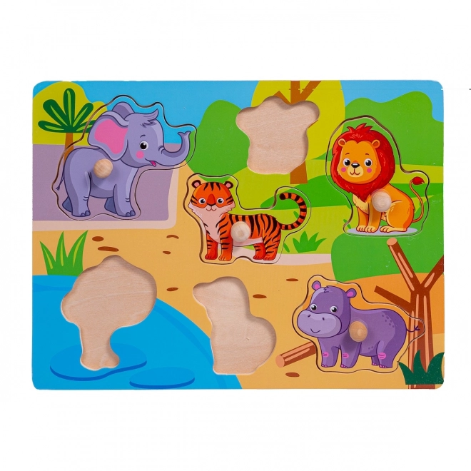 Wooden Zoo Animal Puzzle