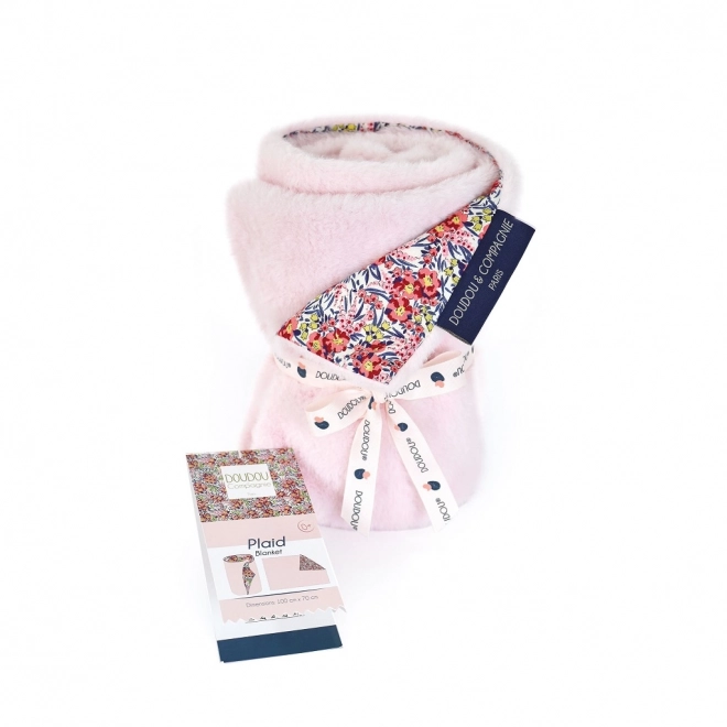 Plush Baby Blanket Boh'aime 70x100 cm Pink