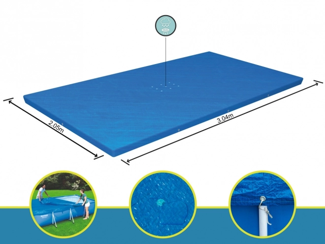 Bestway pool cover with metal frame
