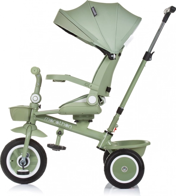 Chipolino tricycle with canopy marathon 2-in-1 pastel green