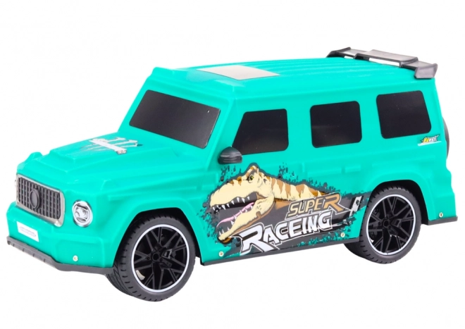 Remote Control Dinosaur Car Green