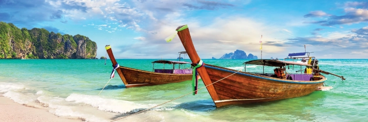 Panoramische puzzel Around the World: Krabi, Thailand 1000 stukjes