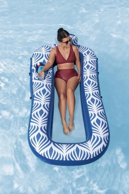 Floating Lounger With Mesh Bottom And Canopy Bestway