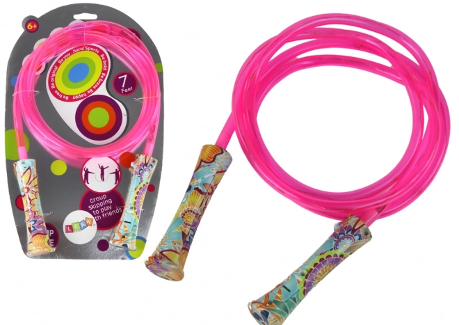 Pink Light-Up Jump Rope Set