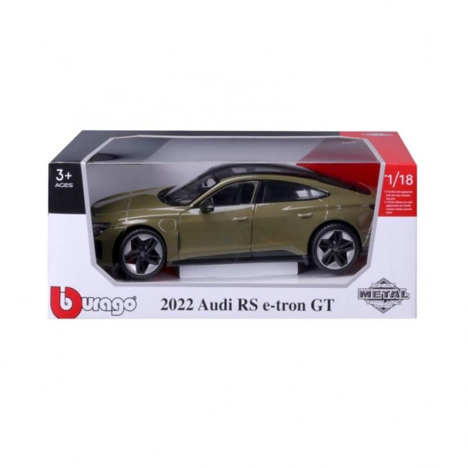 Audi RS e-tron GT Model Car in Tactical Green