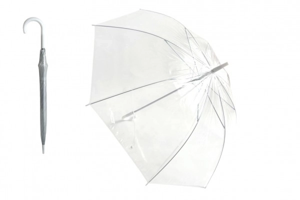 Transparent White Wedding Umbrella