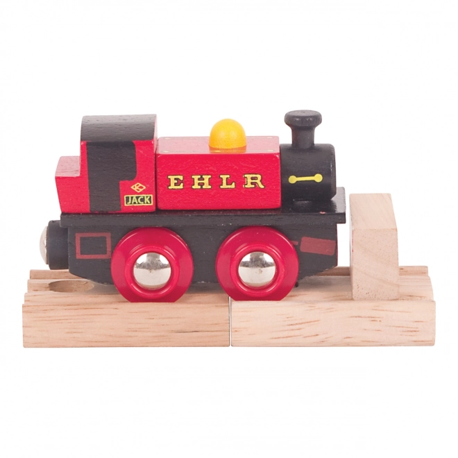 Wooden Replica Locomotive Jack by Bigjigs Rail