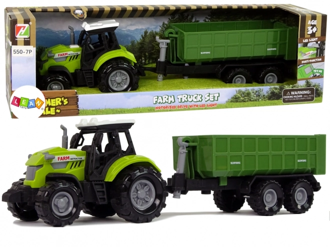 Detachable Green Farm Tractor with Sound