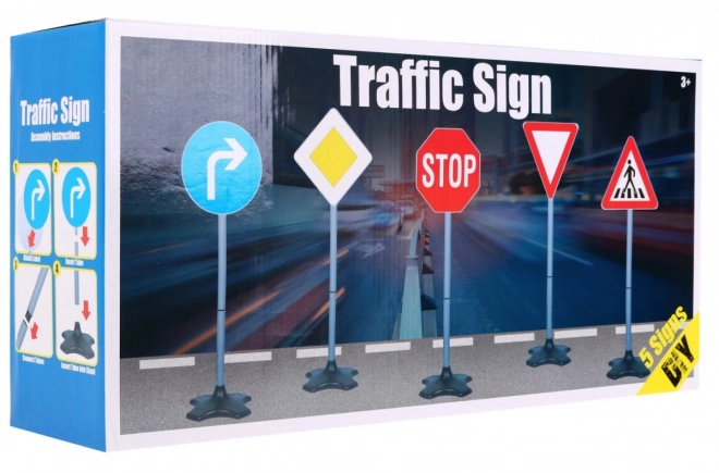 Road Signs Set for Young Drivers 3+ Traffic Learning