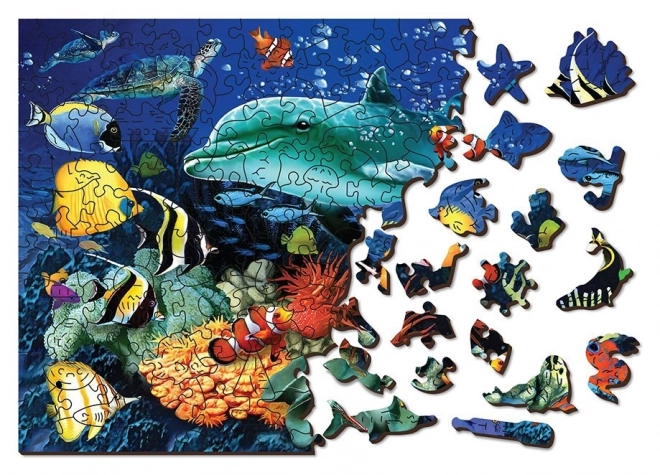 Underwater Adventure Wooden Puzzle 2-in-1, 400 Pieces