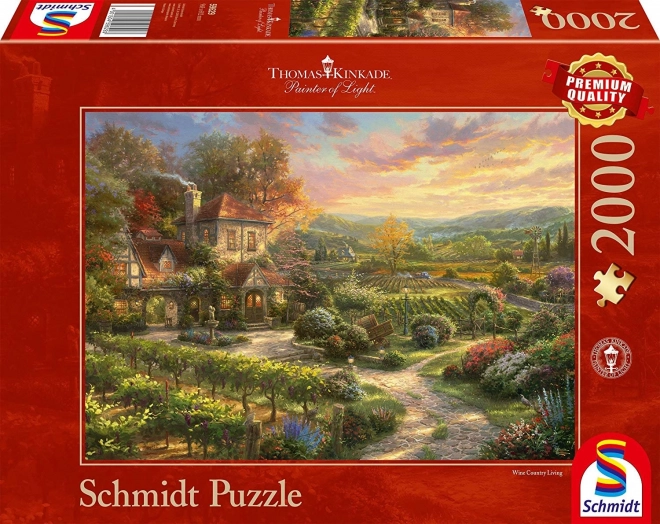 Schmidt Puzzle House at the Vineyard 2000 Pieces