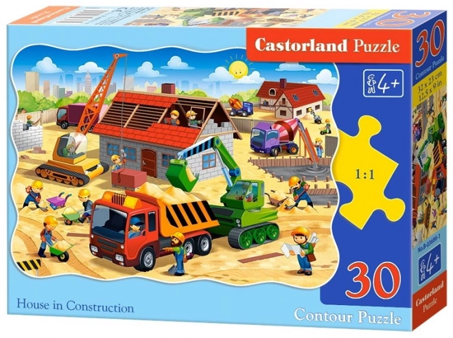 House in Construction Puzzle 30 Pieces