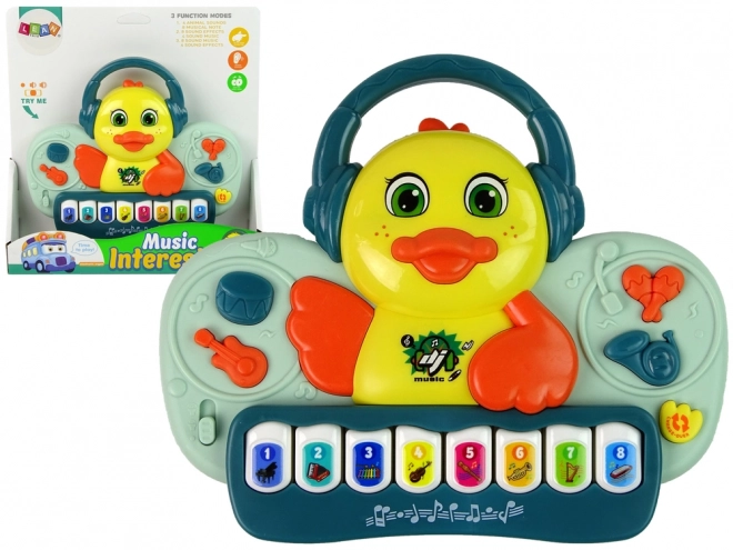 Interactive DJ Duck Piano Toy