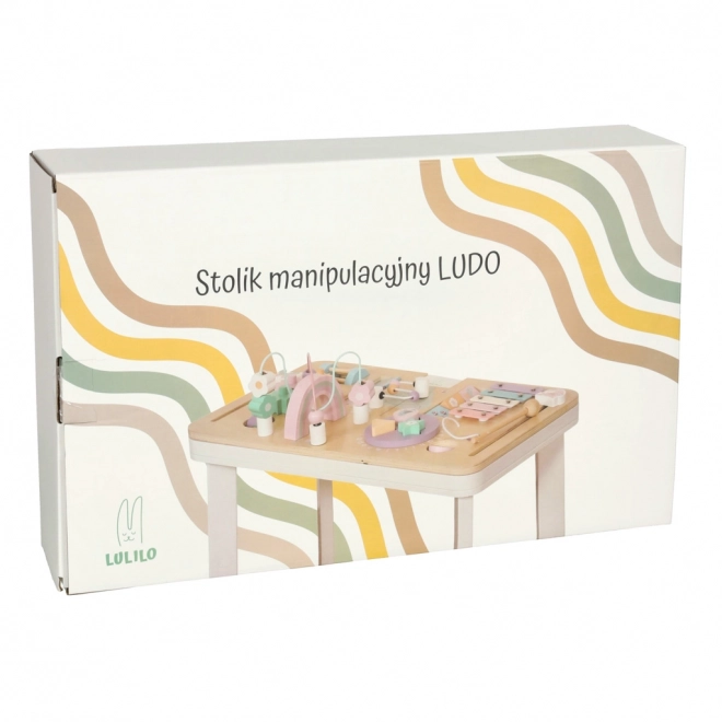 Pastel Montessori Manipulative Table by Lulilo