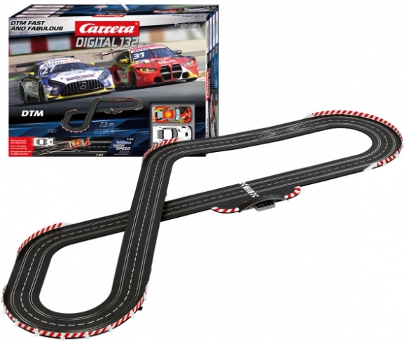 Carrera Digital 132 DTM Fast and Fabulous 7,3 m racebaan
