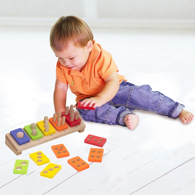 Wonderworld Wooden Puzzle Colorful Numbers