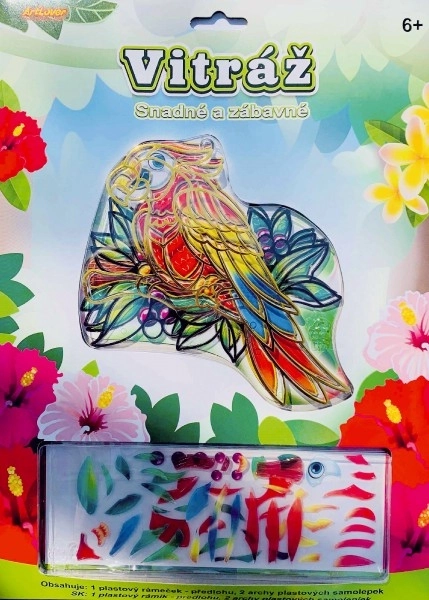 Stained Glass Parrot Craft Kit for Kids